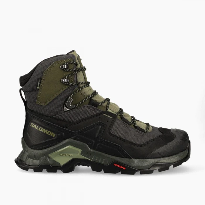 Черевики Salomon QUEST ELEMENT GTX Black/Olive Night, Зелений, UK 10 / EU 44⅔, 27см Черевики Salomon QUEST ELEMENT GTX Black/Olive Night, Зелений, UK 10 / EU 44⅔, 27см