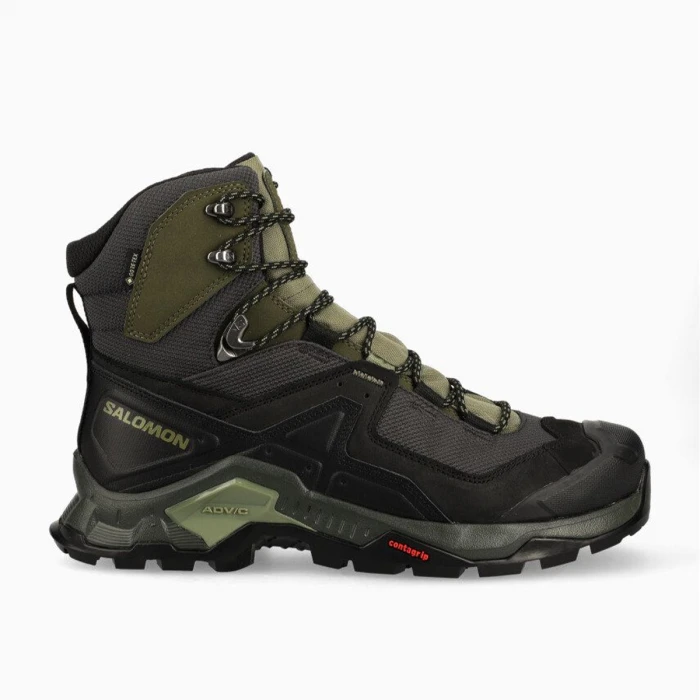Черевики Salomon QUEST ELEMENT GTX Black/Olive Night, Зелений, UK 10 / EU 44⅔, 27см Черевики Salomon QUEST ELEMENT GTX Black/Olive Night, Зелений, UK 10 / EU 44⅔, 27см
