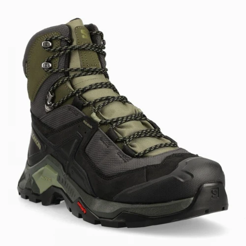 Черевики Salomon QUEST ELEMENT GTX Black/Olive Night, Зелений, UK 10 / EU 44⅔, 27см
