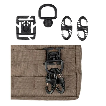 Набір карабінів MIL-TEC Ultimate Tactical Set Чорні