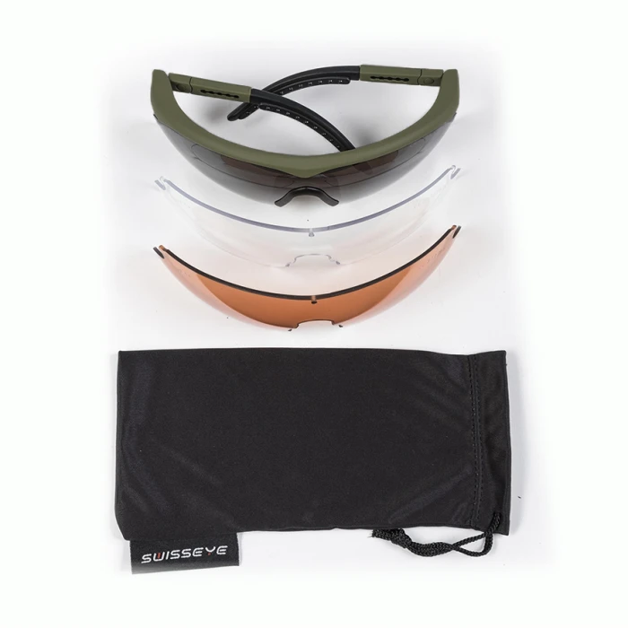 Окуляри балістичні SWISS EYE® Raptor Olive (3 лінзи) Окуляри балістичні SWISS EYE® Raptor Olive (3 лінзи)