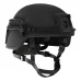 Шолом Каска з релінгами з вухами Чорний