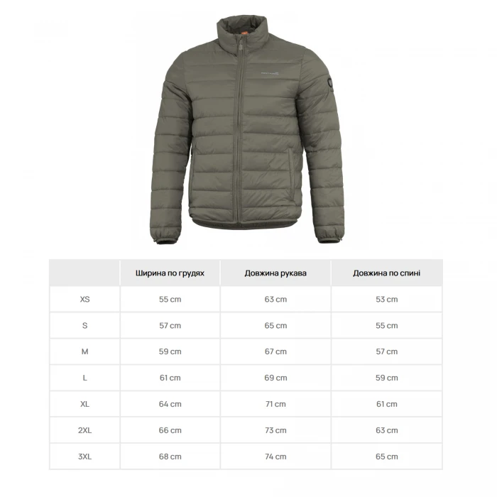Куртка демісезонна Pentagon Nucleus Liner Jacket RAL7013, Olive Куртка демісезонна Pentagon Nucleus Liner Jacket RAL7013, Olive