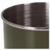 Кружка стальна MIL-TEC 500ml з карабіном Olive
