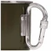 Кружка стальна MIL-TEC 500ml з карабіном Olive
