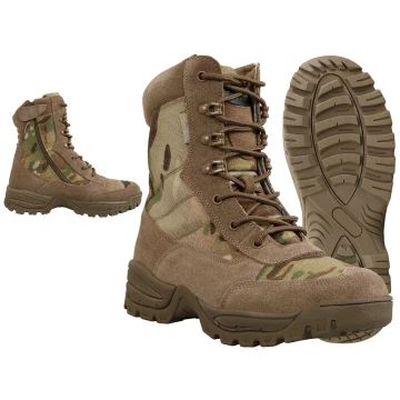 Ботинки тактические на молнии TACTICAL BOOT M.YKK ZIPPER Мультикам