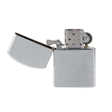 Запальничка бензинова MFH Windproof Lighter Срібляста