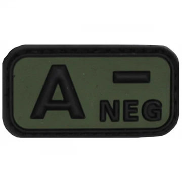 Нашивка група крові A(II) Rh- Olive