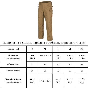 Штаны Helikon-Tex Pilgrim Pants DuraCanvas Coyote