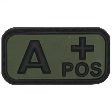 Нашивка група крові A(II) Rh+ Olive