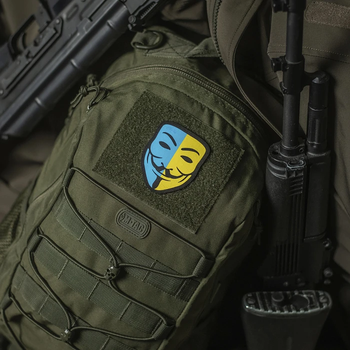 M-Tac нашивка Anonymous Black/Yellow/Blue M-Tac нашивка Anonymous Black/Yellow/Blue