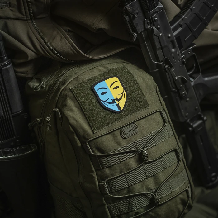 M-Tac нашивка Anonymous Black/Yellow/Blue M-Tac нашивка Anonymous Black/Yellow/Blue
