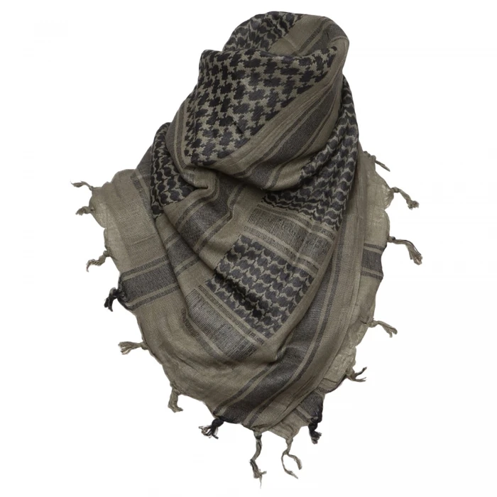 Шарф арафатка (Шемаг) SHEMAGH SCARF 110X110CM KHAKI/BLACK Олива/Чорний Шарф арафатка (Шемаг) SHEMAGH SCARF 110X110CM KHAKI/BLACK Олива/Чорний