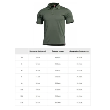 Футболка поло Pentagon Anassa Polo Shirt Camo Green, Olive