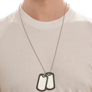 Ланцюжок для жетонів MIL-TEC Dog Tag Chain 60 см Сріблястий