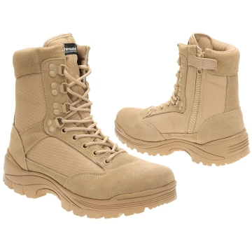 Черевики тактичні на блискавці YKK MIL-TEC Хакі, Khaki