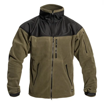 Флісова кофта Helikon Classic Army , Black\Olive Green