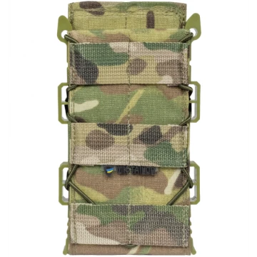 Подсумок для 1-го магазина АК с жесткими вставками., Multicam