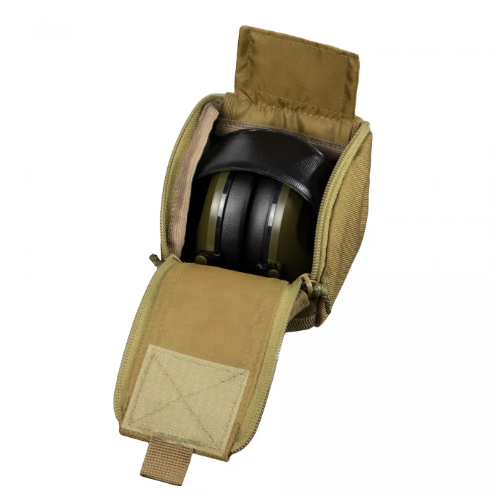Підсумок для тактичних навушників MOLLE Coyote Підсумок для тактичних навушників MOLLE Coyote