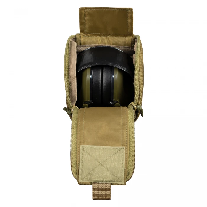 Підсумок для тактичних навушників MOLLE Coyote Підсумок для тактичних навушників MOLLE Coyote