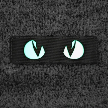 Нашивка Cat Eyes, що світяться Laser Cut темна олива, Dark olive