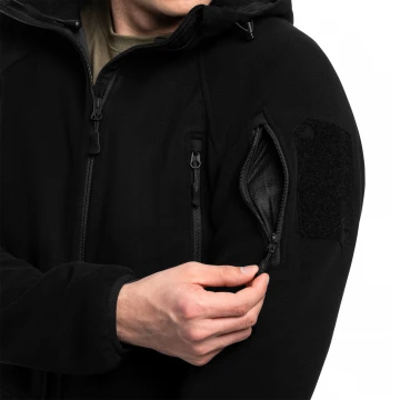 Флисовая кофта Helikon Patriot Mk2 Hybrid Fleece - Black