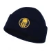 Шапка в'язана флісова з відворотом НГУ - Navy Blue
