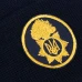 Шапка в'язана флісова з відворотом НГУ - Navy Blue