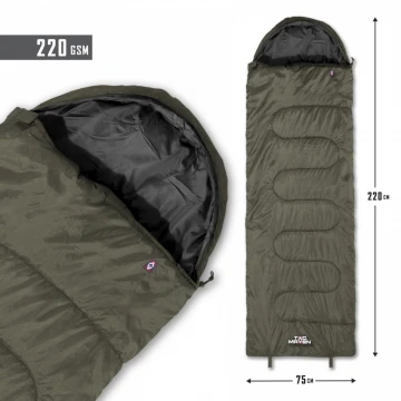 Спальний Мішок Pentagon SENTINEL Темна олива, Dark olive
