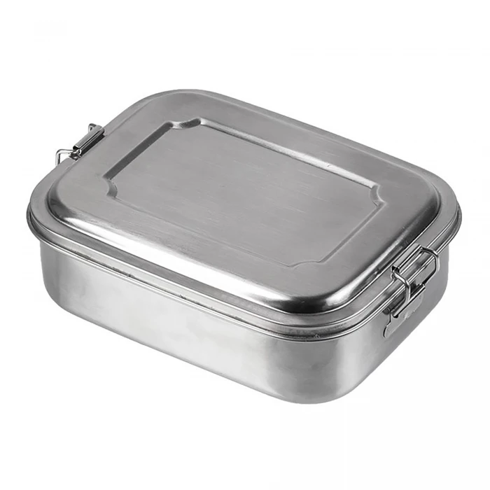 Контейнер для їжі сталевий MIL-TEC Lunchbox Сріблястий Контейнер для їжі сталевий MIL-TEC Lunchbox Сріблястий