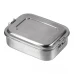Контейнер для їжі сталевий MIL-TEC Lunchbox Сріблястий