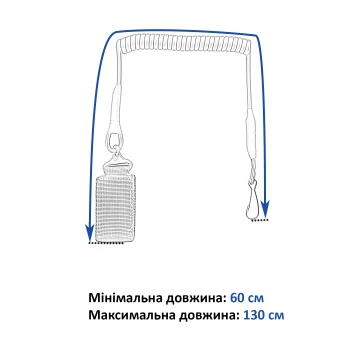Страховочный шнур MFH для пистолета Черный