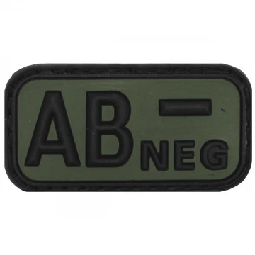 Нашивка група крові AB(IV) Rh- Olive