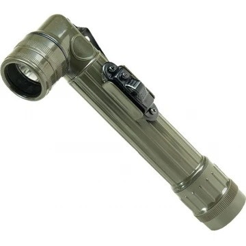 Тактичний світлодіодний ліхтар MIL-TEC LED Large Anglehead Flashlight Olive