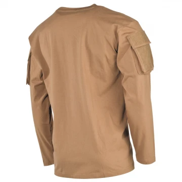 US Shirt, long-sleeved, coyote, with sleeve pockets Койот , Coyote, M