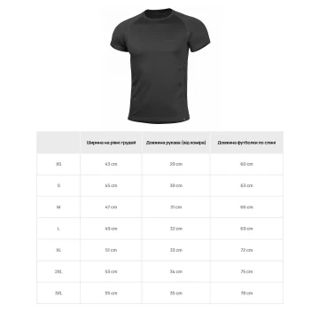 Футболка для тренувань Pentagon Body Shock Activity Shirt Black