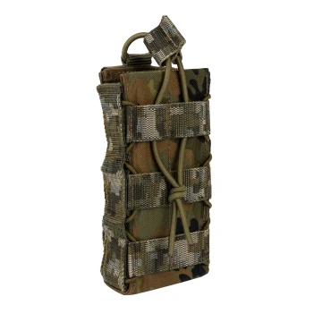 Подсумок для магазина АК открытый камуфляжный Flecktarn
