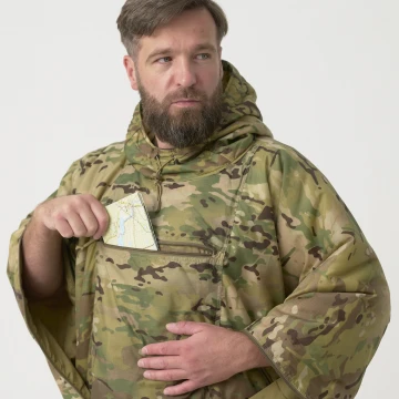 Пончо Helikon Swagman Roll Climashield Apex з функцією спального мішка - MultiCam, Multicam
