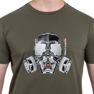 Футболка T-Shirt Pentagon "Gas-Mask" – Olive