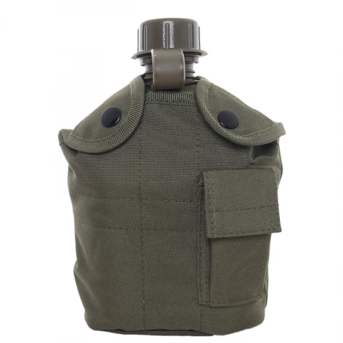 Фляга пластикова US 1L з казанком Olive
