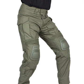 Боевые штаны с наколенниками IDOGEAR G3 Combat Pants Olive