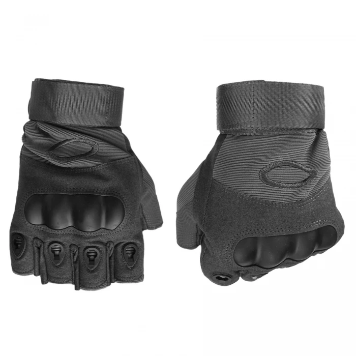 Рукавиці Oakley безпалі Оклі Чорні, Black Рукавиці Oakley безпалі Оклі Чорні, Black