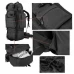 Рюкзак польовий з рамою 75L Black