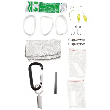 Набір для виживання Fox Outdoor Survival Kit з паракордом Olive