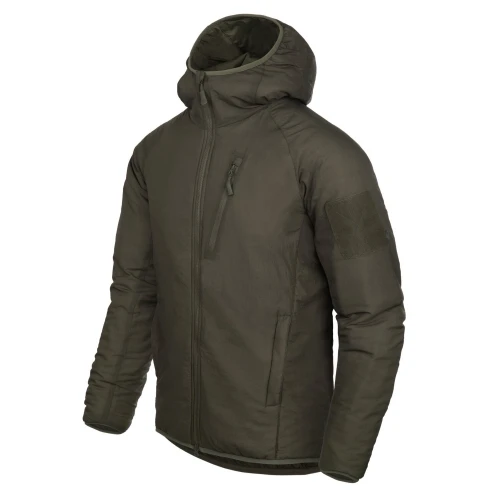 Куртка Helikon-Tex Wolfhound Hoodie Climashield Зелена Тайга, Зелений