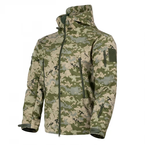 Куртка Vik-Tailor Outdoor Tactical SoftShell ММ-14 піксель ЗСУ