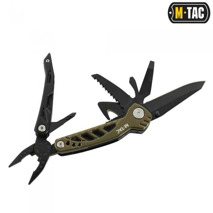 M-Tac мультитул Type 2 Green/Black, Olive M-Tac мультитул Type 2 Green/Black, Olive