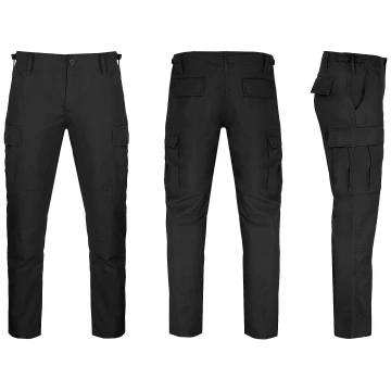 Штани польові Teesar BDU Rip-Stop Slim Fit Black, 3XL