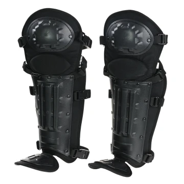Наколінники комплексні для захисту колін та голені ANTI RIOT LEG PROTECTION Чорні