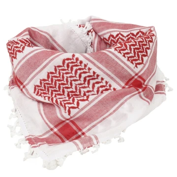 Шарф арафатка (Шемаг) SHEMAGH SCARF WHITE/RED Білий/Червоний